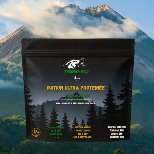 Ration Pâtes Bolognaise – 66g de protéines, 100% Halal