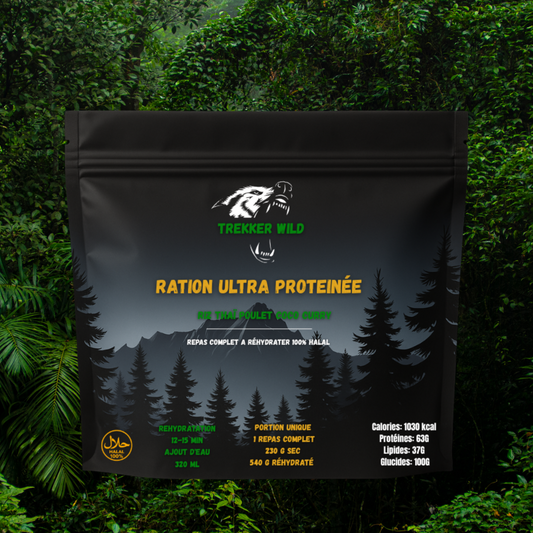 Ration Riz Thaï Coco Curry – 60g de protéines, 100% Halal