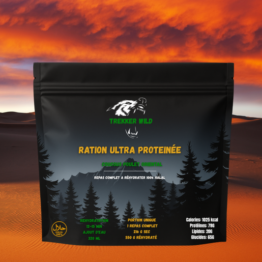Ration Couscous Poulet – 72g de protéines, 100% Halal